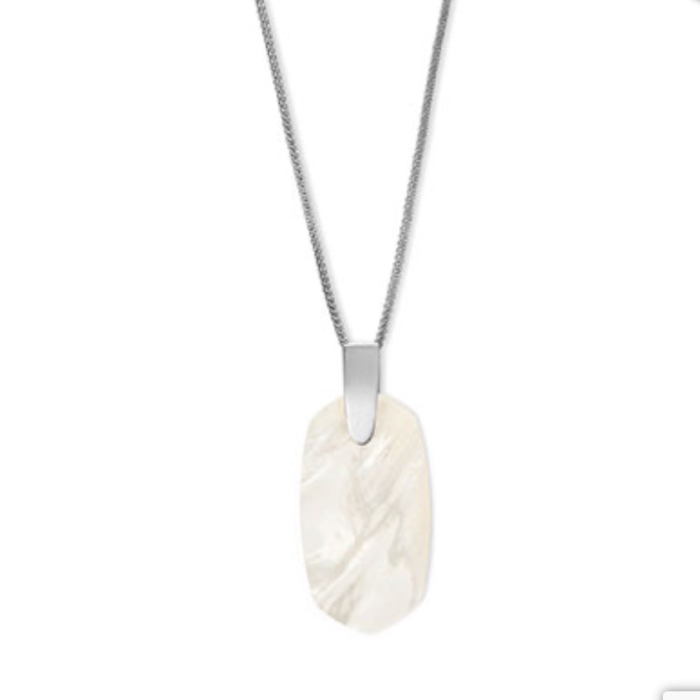 Kendra Scott Mother of Pearl Long Pendant